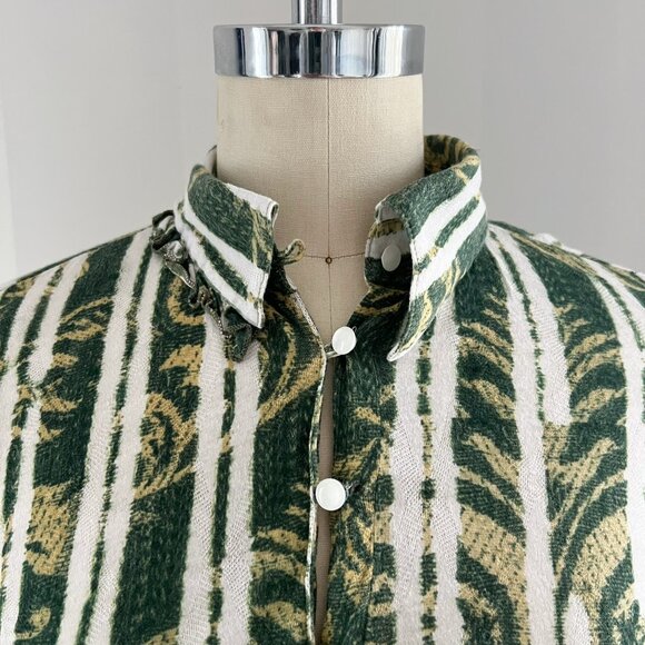 Custo Barcelona asymmetrical button down collared shirt - Picture 4 of 8